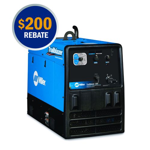 Miller trailblazer 325 gasoline engine-driven welder / generator   907510001 for sale