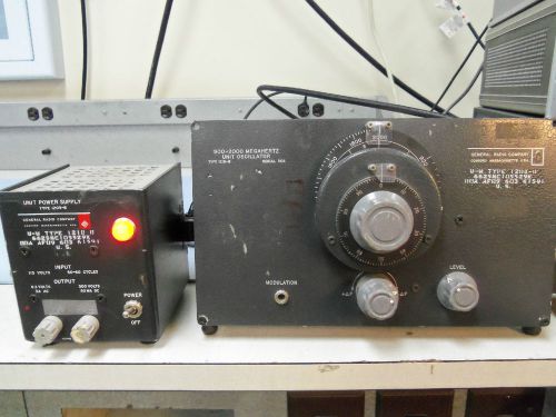 General radio type 1218-b 900 to 2000 mhz oscillator ad for sale