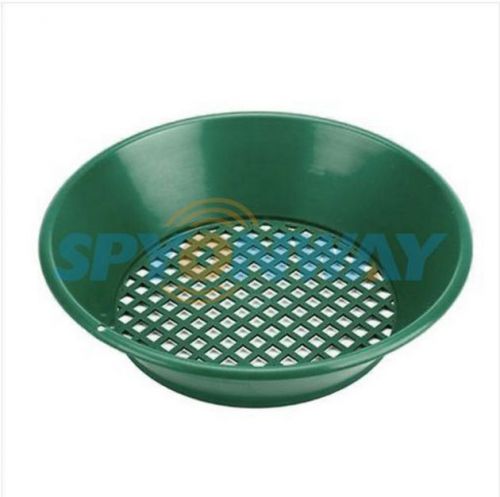 Gold prospecting pan 14 inch half plastic gemstone diamond camping sieve mining for sale