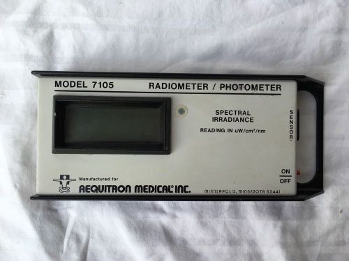 Aequitron Medical Model 7105 Radiometer Photometer Untested