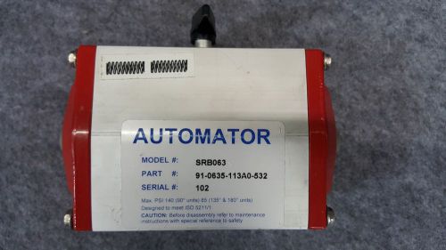 Bray SRB063 S91 Spring Return Pneumatic Actuator