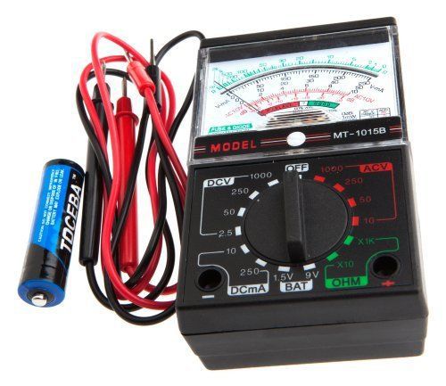 Forney 57301 multi-tester, 5-function volt ohmmeter, pocket size for sale