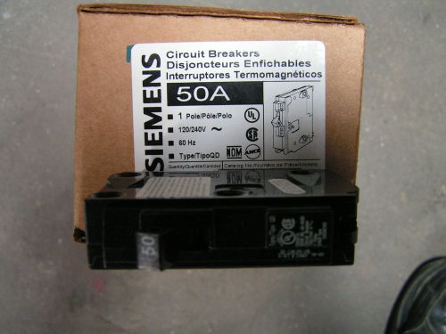 Siemens D150 Circuit Breaker 1P 50A Square D QO150 NEW!!! Free Shipping