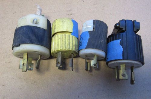 Lot of 4 plugs - 231a, l5-20-p, l6-20p, hbl4770c see pics and desc. - ships free for sale