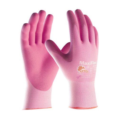 PIP 34-8264 ATG MaxiFlex Active Nitrile Coated Nylon w Aloe Gloves  LOT 3&amp;6 Pair