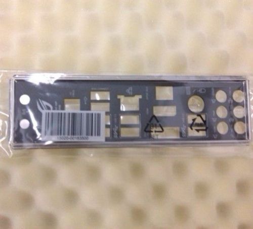 Original ASUS IO I/O Shield backplate  MAXIMUS VI EXTREME #G978 XH