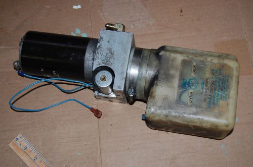 Monarch Dyna-jack M258-030-08J01C 24 Volt Hydraulic Pump Motor Reservoir