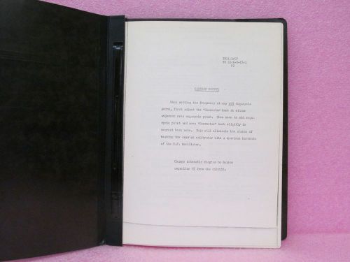 Military Manual AN/URM-48 Sig.Gen. OPR/SVC Manual w/Schematics, Chg 2 (8/2/56)