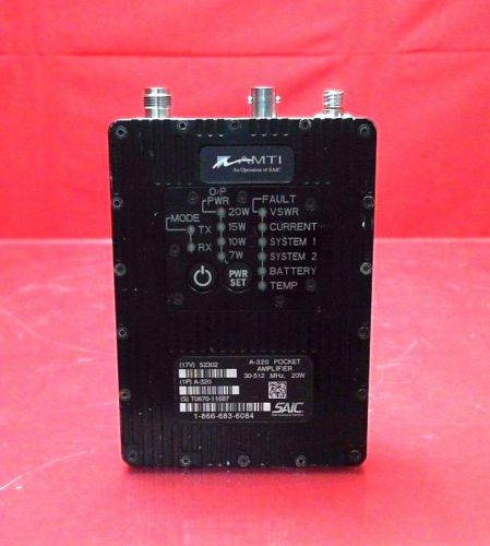 Ultralife AMTI A-320 20w Pocket Amplifier SAIC