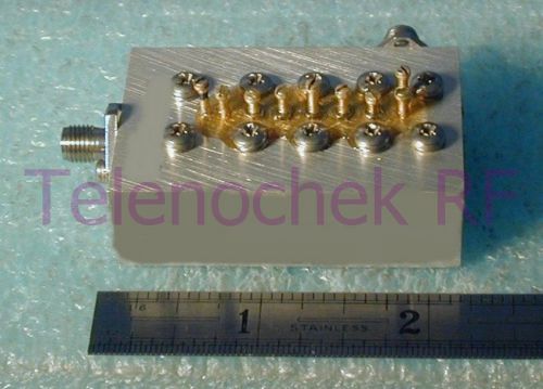 RF microwave band pass filter 6415 MHz - 6835 MHz / power 5 Watt / data