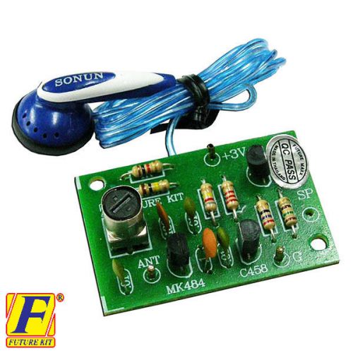 EARPHONE 3VDC Simple Basic MINI AM RADIO electrical circuit board kit DIY