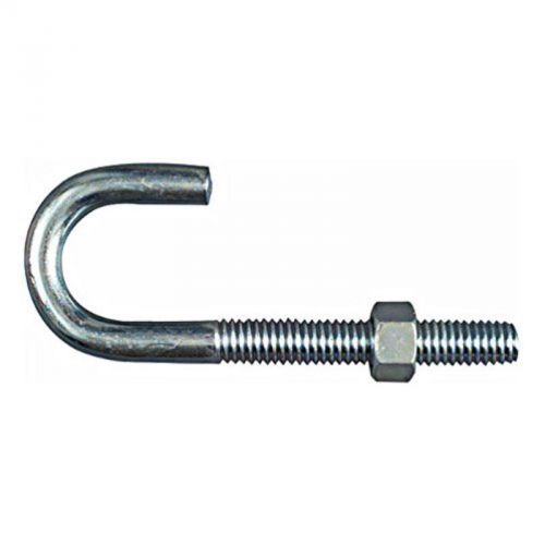 1/4&#034; X 6&#034; Zinc Plated J-Bolt National Hardware Hook and Eye 146JBO 038613228924