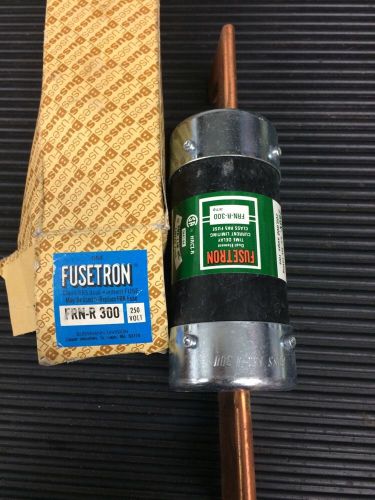 New Bussmann Fusetron FRN-R-300 Amp Fuses 250 Volts Class RK5 NIB