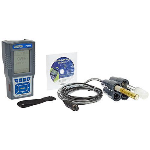 Oakton wd-35431-01 pc 650 ph/mv/ion/con/tds/psu meter and probe w/nist for sale