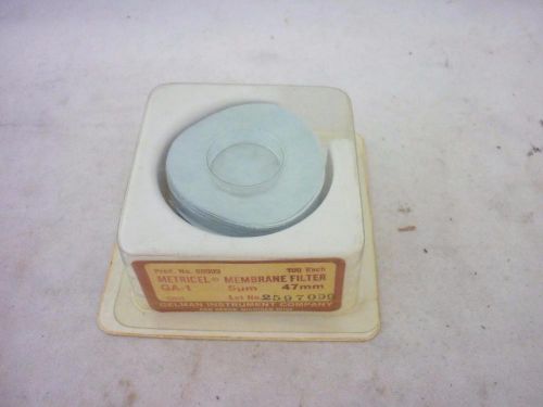 Metricel Membrane Filter Pore Size 5um Diameter 47mm 100Pk Model GA-1 PN 74593