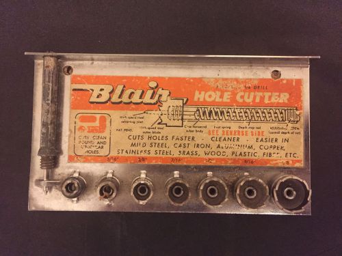 Vintage Blair Hole Cutter Set