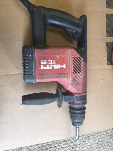 Hilti TE 15, Rotary Hammer Drill with Handle -- Nice Working Great!
