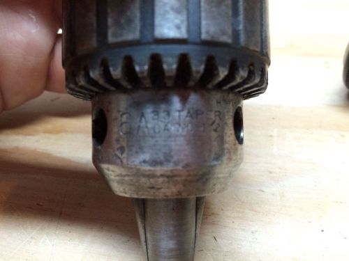 JACOBS CHUCK 6A 33 TAPER CAP. 0-1/2&#034;