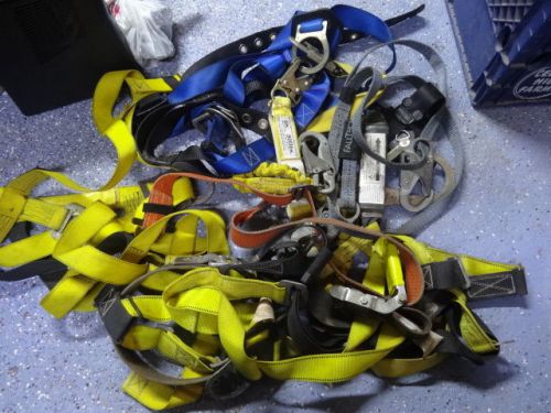 D3c huge lot of various safety harnesses (3m,falltech,guardian, buckingham) for sale