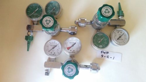 Lot of 3- Mountain Medical Oxygen Regulator, Gauge Sets 4000 PSI