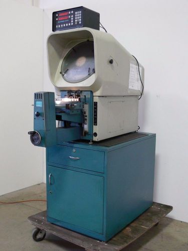 DELTRONIC DH 14 MPC 14&#034; OPTICAL COMPARATOR W/ 612-R DIGITAL READOUT &amp; STAND