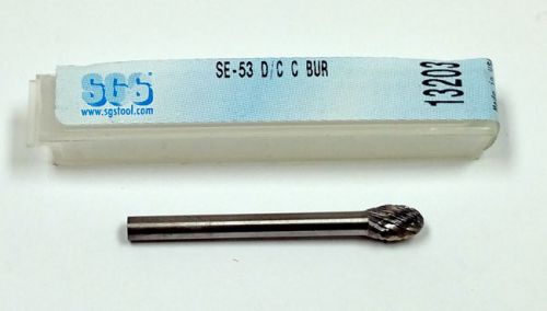 SE-53 DOUBLE CUT CARBIDE BURR, SGS 13203