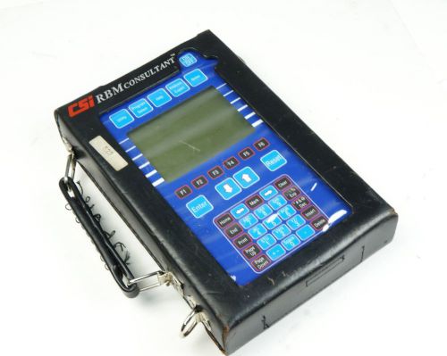 CSI Emerson 2120A Series RBM Consultant 1 Channel Machinery Vibration Analyzer