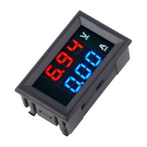 Dc 100v 10a blue + red led amp dual digital volt meter voltmeter ammeter sa for sale