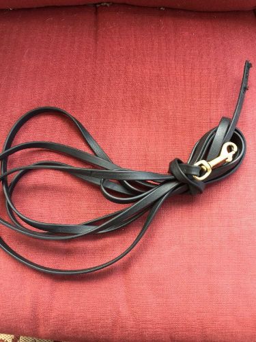 PLOICE K9 DOG TRACKING LEAD 15&#039; Feet A.S.A.T. All Season All Terrain Black 1/2&#034;