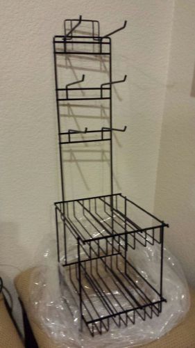 Black countertop wire display rack nib new (lot of 2 racks!) for sale