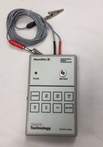 Neurotechnology Neurostim III Muscle Stimulator