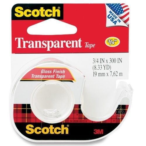 Scotch transparent tape, 3/4 x 300 inches (157s) for sale