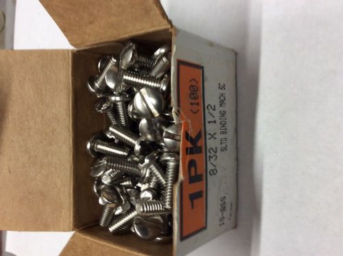 8/32 x 1/2&#034; SLTD Binding Mach SC, 18-8SS, Qty 100 Pan Head