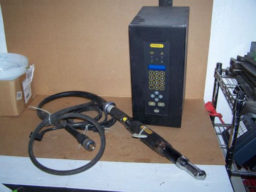 STANLEY SG-DELTA-203-001 TORQUE TENSION CONTROL W/ E33LA14-33 ANGLED NUTRUNNER &amp;