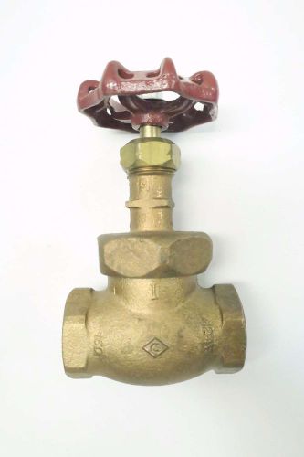 CRANE 382P 300S 1000CWP 1 IN NPT BRONZE THREADED GLOBE VALVE D546526