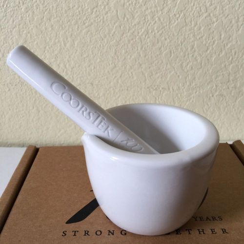 Coorstek Ceramic Mortar and Pestle 5 oz NEW