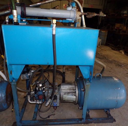 MacMillin Hydraulic System w/ 50 Gal. Reservoir, 75 HP Motor, Heat Exchanger