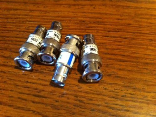 RF Coax Attenuator, 6 db, 50 Ohm, 1 Watt, BNC Male To BNC Female  Quan 1