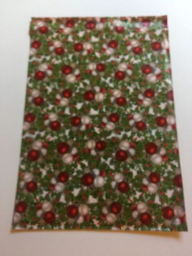 100 10 X 13 Christmas Print Poly Mailers