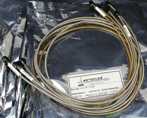 New lot of 5 astrolab mini141 k-42 microwave cable assembly for sale