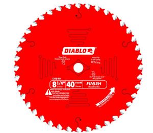 Diablo Genuine 81/4in x 40 Tooth Finishing Saw Blade