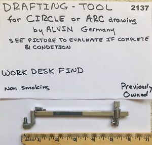 DRAFTING TOOL- RADIUS &amp; ARC TOOL - by ALVIN  Germany - Used  (2137)