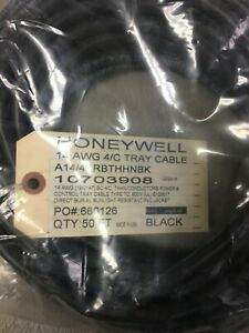 14AWG 4/C TRAY CABLE,A14/4SRBTHHNBK,PO#660126, 50FT ,600 V