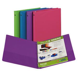 SAMSILL FASHION COLOR BINDER 1/2IN CAPACITY