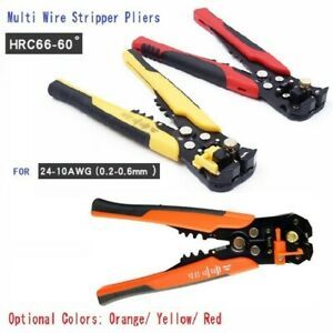 10 - 22AWG Automatic Cable Wire Cutter Pliers Stripper Tools Crimper Cutting