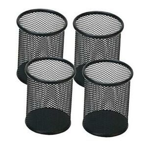 Pen Holder Mesh Pencil Holder Metal Pencil Holder for 4 PACK 4 Pack Circle