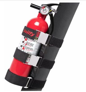 Joiify Quick-Release Fire Extinguisher Mount Holder with Zinc Alloy Buckles