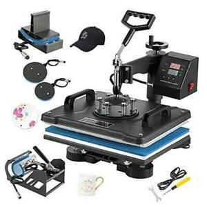 Heat Press Machine 12&#034; X 15&#034; Professional Swing Away Heat Transfer 5 in 1