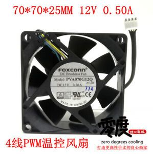 fan 7CM 7025 12V 0.50A PVA070G12Q 4PWM New #YY0