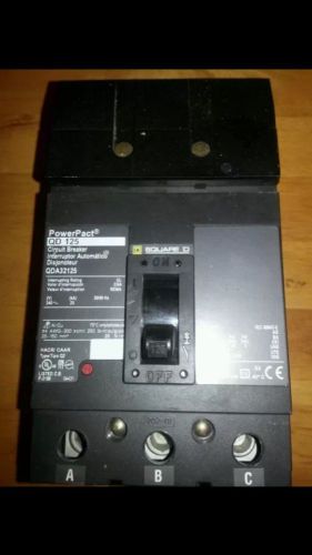 Square d i line powerpact 125 amp breaker